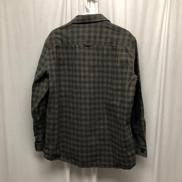 Swanndri Plaid Flannel Shirt Mens Size XXL Cotton Green Long Sleeve Tailored Fit - Picture 2 of 7